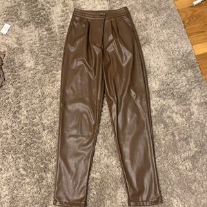leather trousers